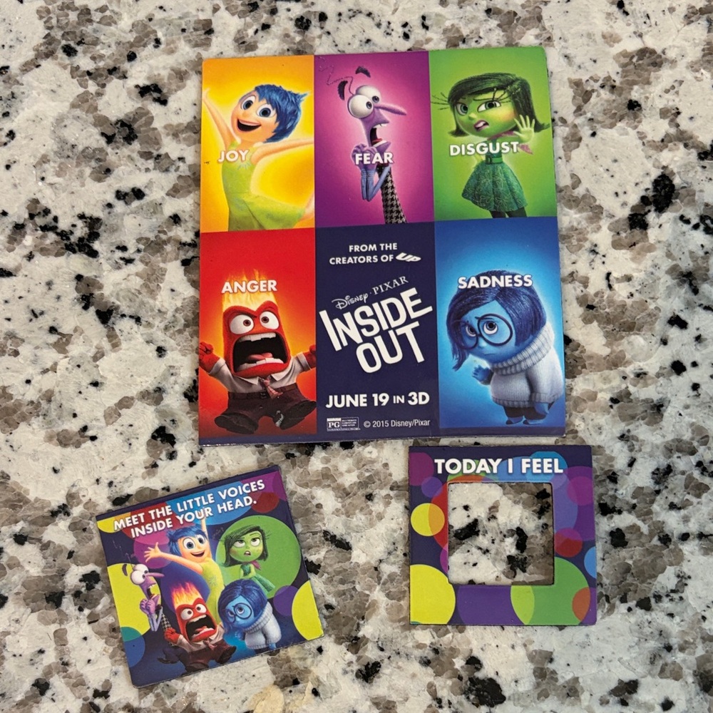 Disney Pixar Inside Out Promotional Magnets